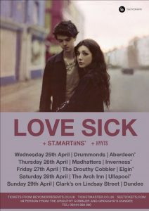 Love Sick Poster with support
